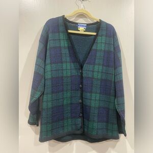 vintage Pendleton Men’s Large Wool Flannel Cardigan